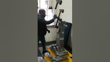 SWINGING IMPACT TESTING MACHINE HAMMER FOR TOUGHNESS VERIFICATION MECHANICAL LABS (CHARPY TEST)