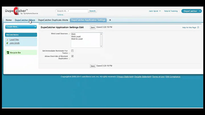 The DupeCatcher Override Feature