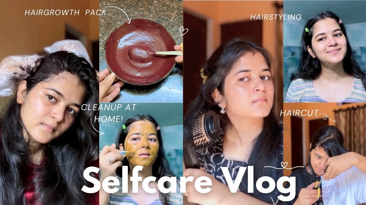 Selfcare Vlog 🪷✨ | Hair Cut, Haircare, Skincare & more!
