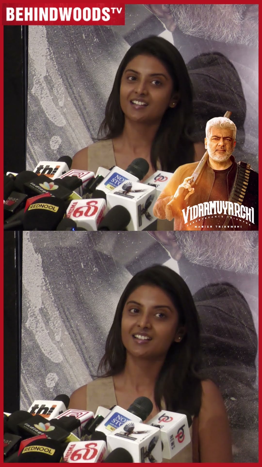 VIDAAMUYARCHI Vijay படமா? Ajith படமா ? Confuse ஆன நடிகை Nivedhithaa Sathish