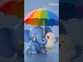 Umbrella Drawing gets Alive 🤯 ❤️🩹⛱️ #umbrella #cute #cutethings #kawaii #cartoon #color