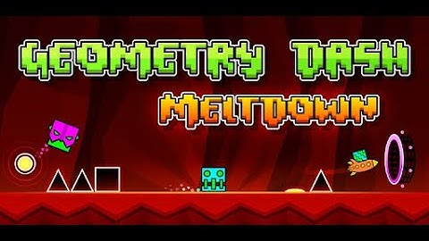 Geometry Dash Meltdown (All levels but the ship is the Swing copter)