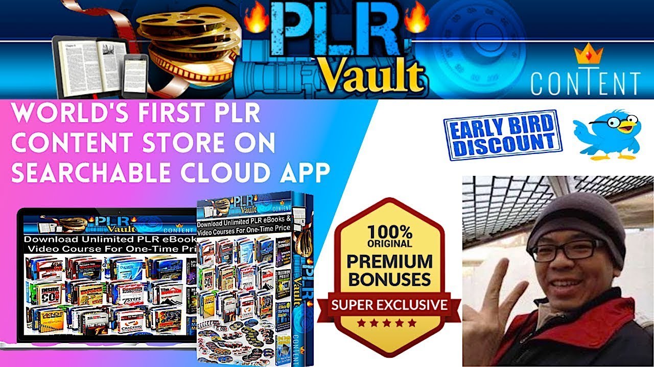World's First PLR Store Designed As A Searchable Cloud App For Easy Content Retrieval & Download