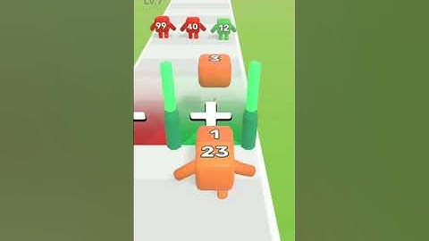 Level Up Numbers ! Merge Number Cube Lore Run Fight !Skibidi