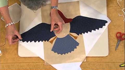 Love of Quilting: Assembling Applique Pieces on a Pressing Sheet