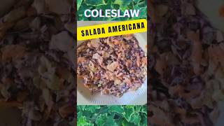 Coleslaw: A Clássica Salada Americana Crocante e Refrescante! #salada #comidacaseira #coleslawrecipe