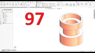 تمارين علي سوليدووركس 2024 || تمرين رقم 97- Solidworks Exercise 97