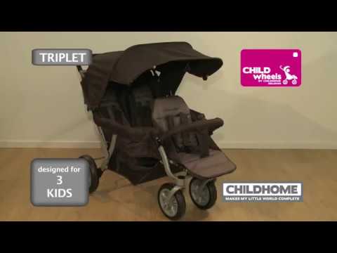 Location Poussette Triple Childwheels Pour Les Assistantes Maternelles
