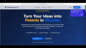 PatentProtector.ai - Walk through