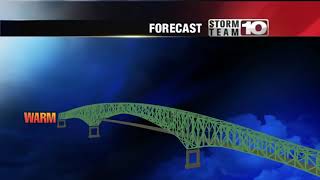 Why do bridges get icy first?