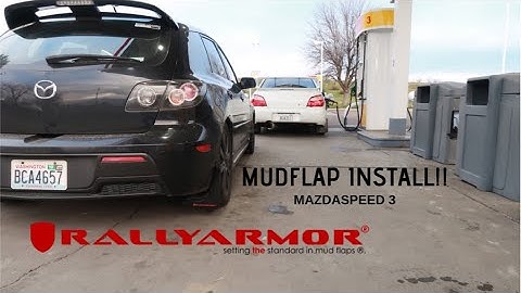 2008 MazdaSpeed 3 Mudflaps *INSTALL*