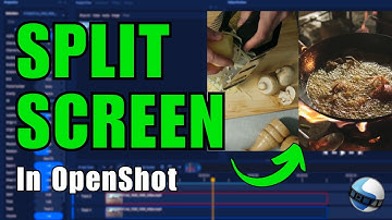 How to Split Screen using OpenShot Video Editor