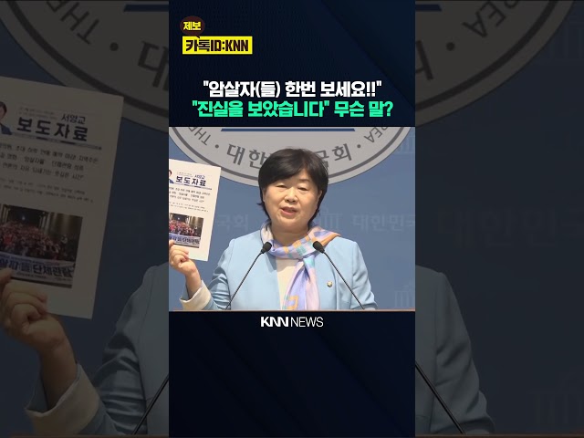 "암살자(들) 한번 보세요!!" "진실을 보았습니다" 무슨 말? / KNN