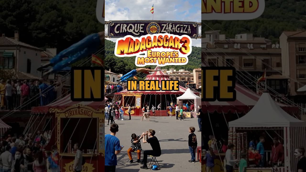 🦁 Мадагаскар 3 в реальной жизни | Сгенерировано ИИ 🎪