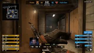 Flusha Sick Ace Faze Vs Fnatic- Iem Katowice 2018 Csgo