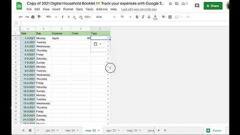 HOW TO FIX: Dropdowns Not Showing Non-Fixed Categories🤔 2021 Expense Tracker Google Sheets