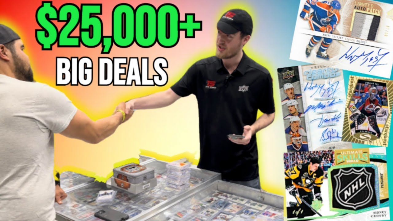 Spending $25,000 on Hockey Cards as a Vendor at a Sports Card Show