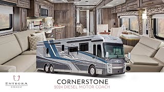 2024 Cornerstone Walkthrough  Class A Luxury Diesel Motorhome  Entegra Coach