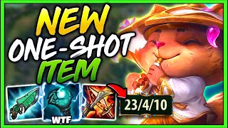 *NEW ITEM* TEEMO CAN NOW INSTANTLY ONE-SHOT ENTIRE TEAMS!!! - League of Legends