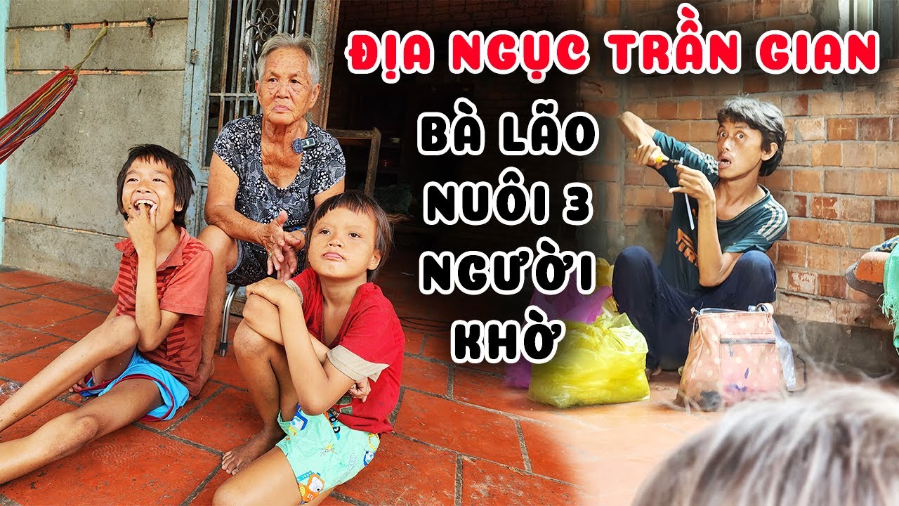 Ám ảnh cảnh bà lão nuôi 3 người vô tri trong căn nhà u ám 