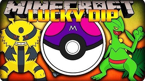 Minecraft Pixelmon 3.0.4 LUCKY DIP - Pixelmon Mini-Game!