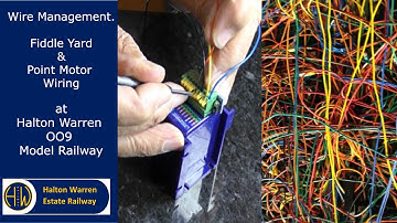Wire Management and Fiddle Yard Wiring at Hazel Warren OO9 Model Railway ¦ 013