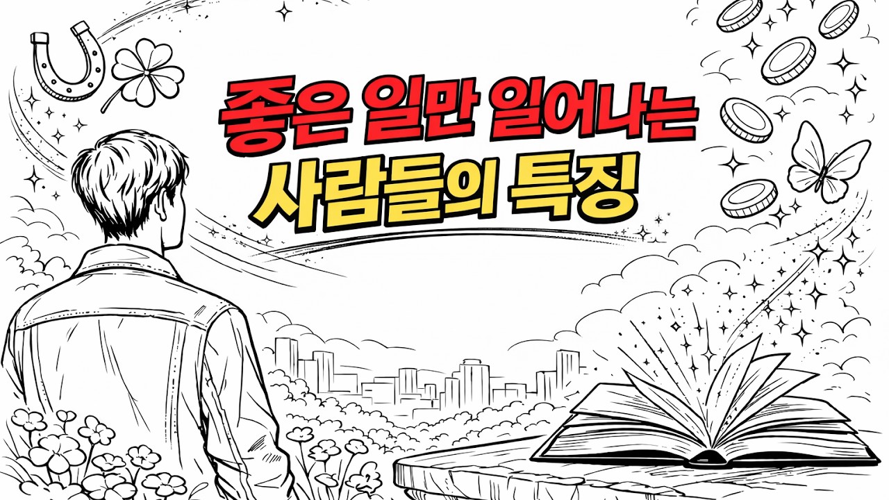 '좋은 일'만 일어나는 사람들의 특징ㅣ 운 좋은 사람의 뇌로 바꾸는 방법