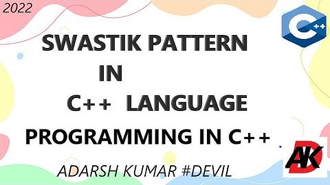 How To Make Swastik Pattern In C++. || Pattern Part:-1