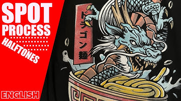 Screen Print Spot Color | 4 Color Simulated process (English)
