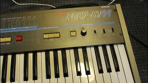 Korg Poly-61M Restoration: Part 1