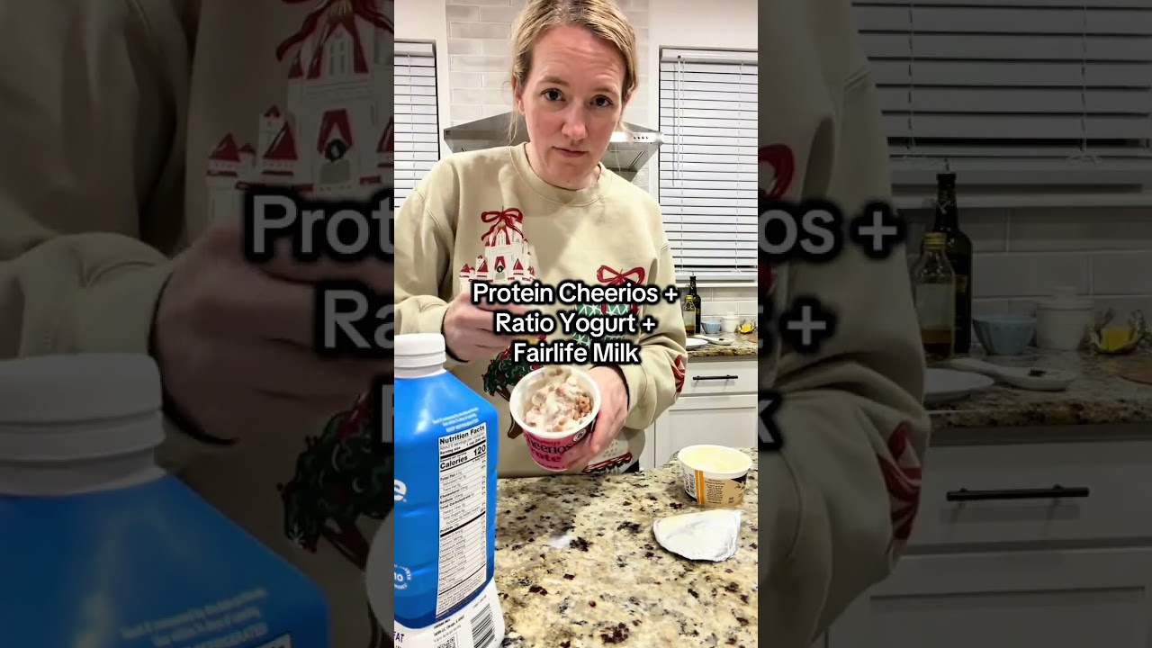 This is one of my new favorite late night snack “hacks”! Sometimes all you want is a bowl of cereal-