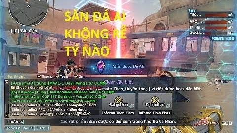 CF.CROSSFIRE-- săn đá AI .SML . mnl 2 khó không tưởng ?