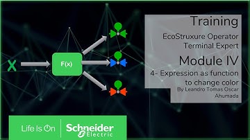 Training EcoStruxure Operator Terminal Expert - M4.4 Expression as function to change color