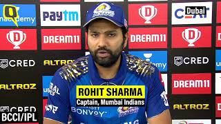 Rohit Sharma Speaks After Mumbai Indians Enter IPL 2020 Final | The Quint Rohit Sharma Speaks After Mumbai Indians Enter IPL 2020 Final | The Quint