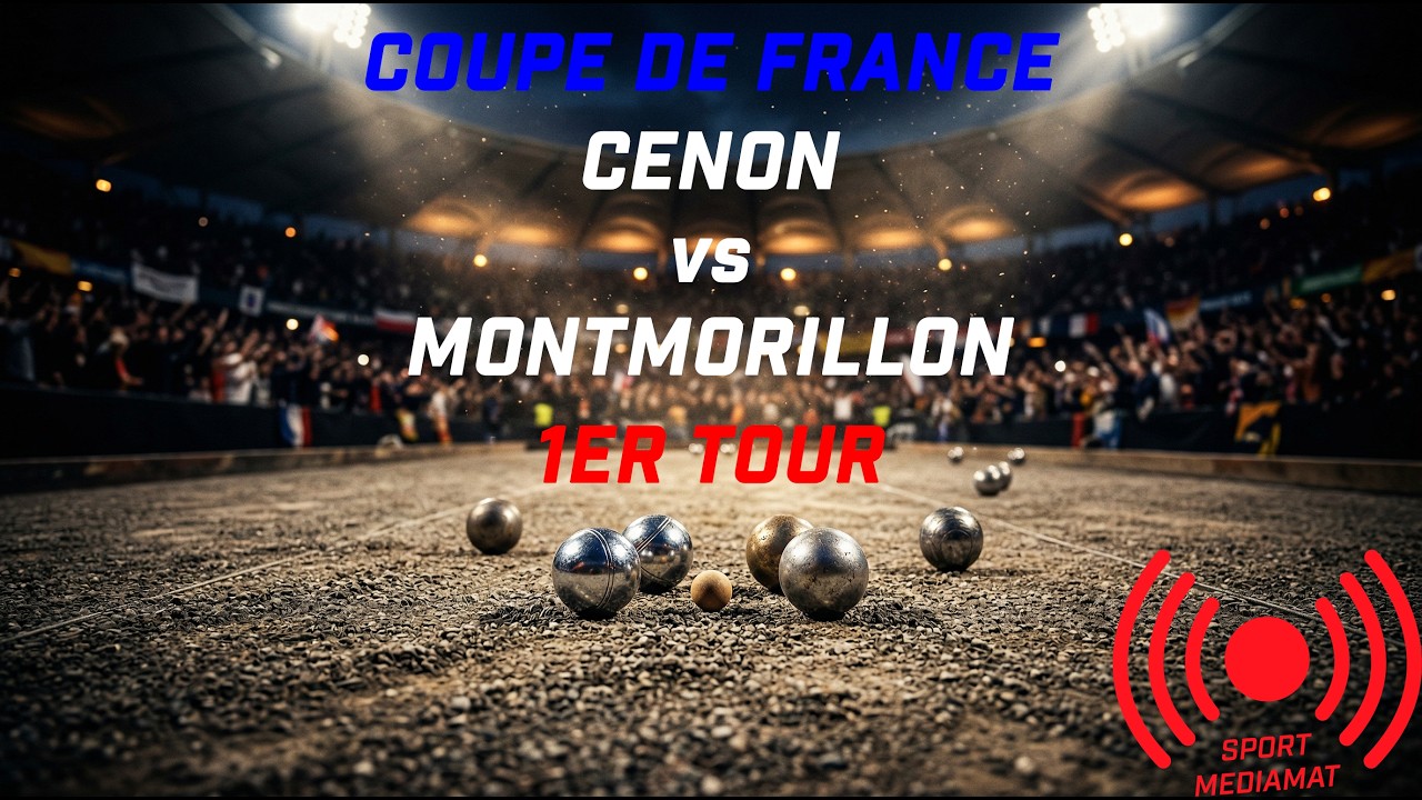 Miniature : 🏆 Pétanque : Coupe de France (86) | CENON vs MONTMORILLON en Direct