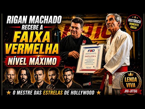 RIGAN MACHADO RECEIVES THE RED BELT