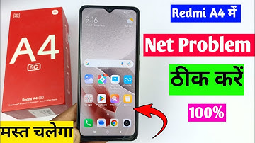 Redmi A4 5G net problem solution | Redmi A4 me net nahin chal raha to Kya Kare