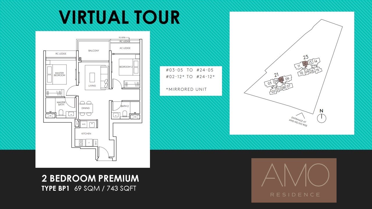 AMO Residence - 2 Bedroom Premium [Type BP1] ShowUnit Virtual Tour