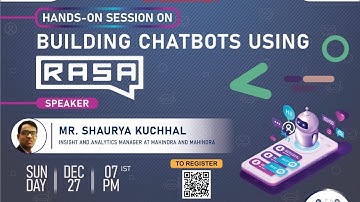 Hands-on Session | Building Chatbots using RASA | SPCA | Dept. of Computer Engineering | SJCEM |