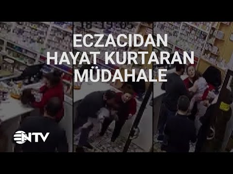 @NTV  Eczanede heimlich manevrası ile çocuğu hayata döndürdü