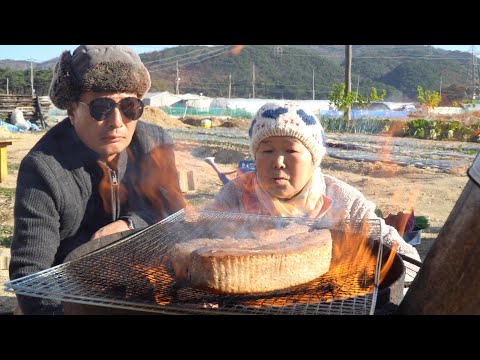 (Samgyeopsal grilled by Straw <strong>fire</strong>) 요리&amp;amp;먹방!! - Mukbang eating <strong>show</strong>