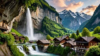 Lauterbrunnen, one of the most beautiful villages in Switzerland, deserves to watch - 4k