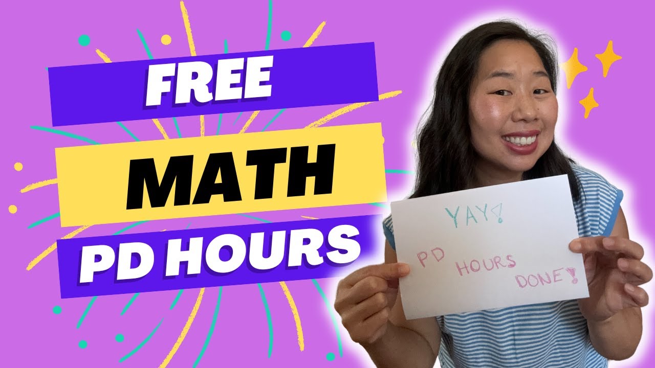 Top 3 Online PD Opportunities for Middle School Math Teachers - YouTube