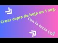 Tips Excel -  Copiar hojas con la tecla Ctrl