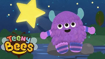 Star Light Star Bright @TEENYBEES🐝 | Toddler Learning Video | Nursery Rhymes & Kids song