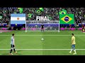 ARGENTINA vs BRAZIL PENALTY SHOOTOUT | NEYMAR vs MESSI | HIGHLIGHTS