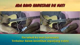 ada band haruskah ku mati cover gitar melody #reff to melody(instrument melody)