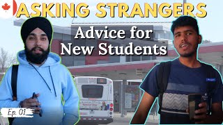 Asking Strangers: One advice for NEW International Students | New Immigrant | Study abroad
