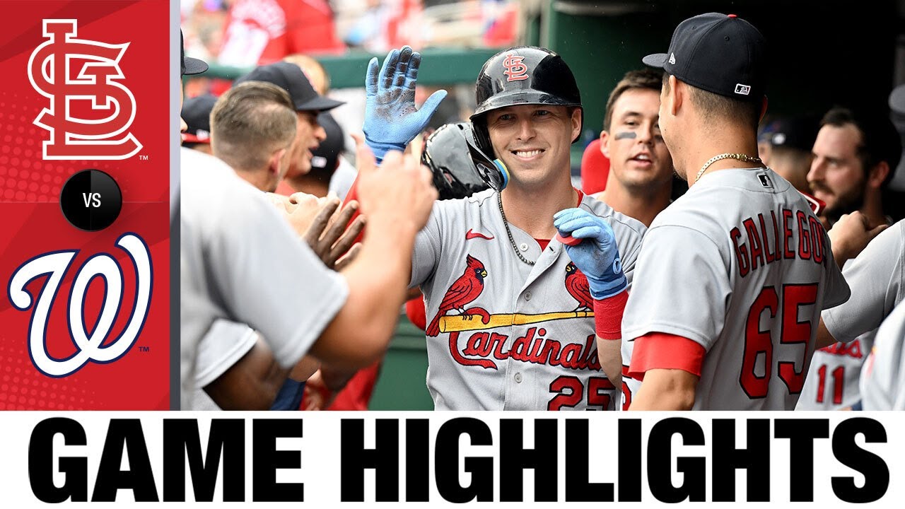 Cardinals vs. Nationals Game Highlights (7/31/22) | MLB Highlights ...