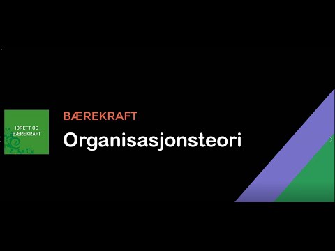 Video: Hva Er Organisasjonsteori